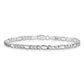 Semi-Solid Figaro with Lobster Clasp Chain - WBC