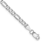 Semi-Solid Figaro with Lobster Clasp Bracelet - WBC