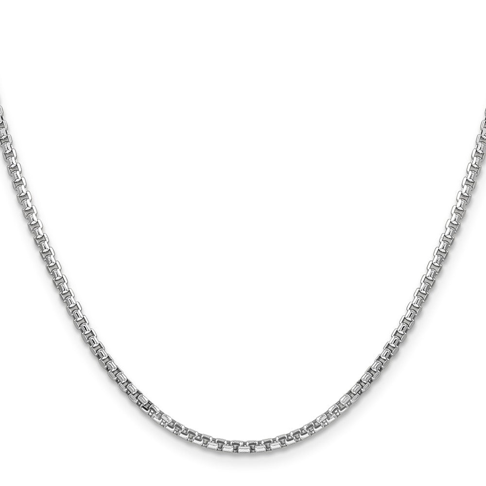Semi-Solid Round Box with Lobster Clasp Chain - WBC