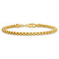 Semi-Solid Round Box with Lobster Clasp Bracelet - WBC