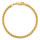 Semi-Solid Round Box with Lobster Clasp Bracelet - WBC