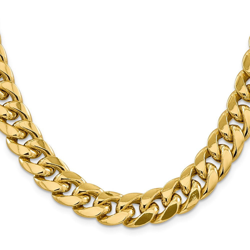 Semi-Solid Miami Cuban with Lobster Clasp Chain - WBC