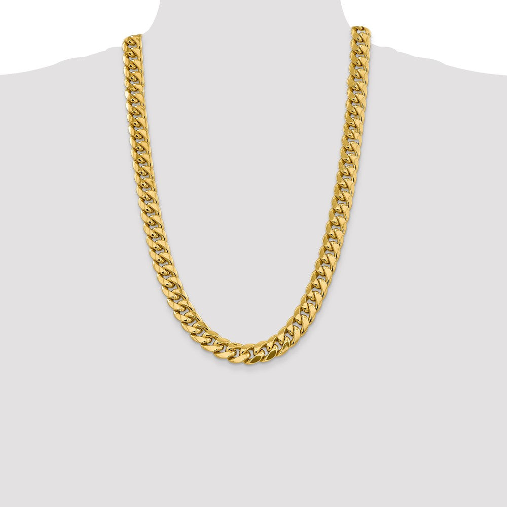 Semi-Solid Miami Cuban with Lobster Clasp Chain - WBC