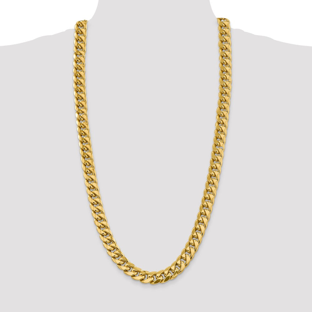 Semi-Solid Miami Cuban with Lobster Clasp Chain - WBC