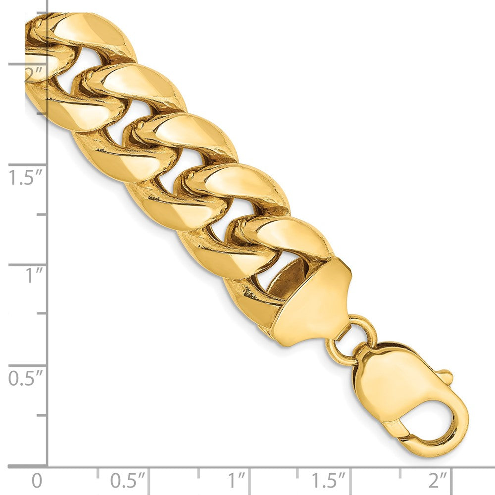 Semi-Solid Miami Cuban with Lobster Clasp Chain - WBC