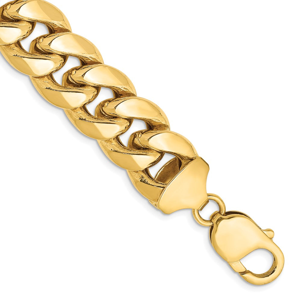 Semi-Solid Miami Cuban with Lobster Clasp Chain - WBC