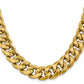 Semi-Solid Miami Cuban with Lobster Clasp Chain - WBC