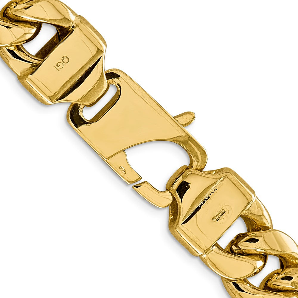 Semi-Solid Miami Cuban with Lobster Clasp Chain - WBC