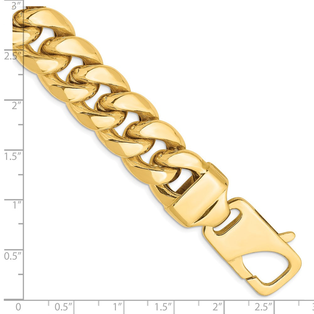 Semi-Solid Miami Cuban with Lobster Clasp Chain - WBC