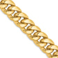 Semi-Solid Miami Cuban with Lobster Clasp Chain - WBC
