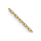Semi-Solid Diamond-cut Open Link Cable with Lobster Clasp Chain - WBC