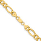 Semi-Solid Figaro with Lobster Clasp Chain - WBC