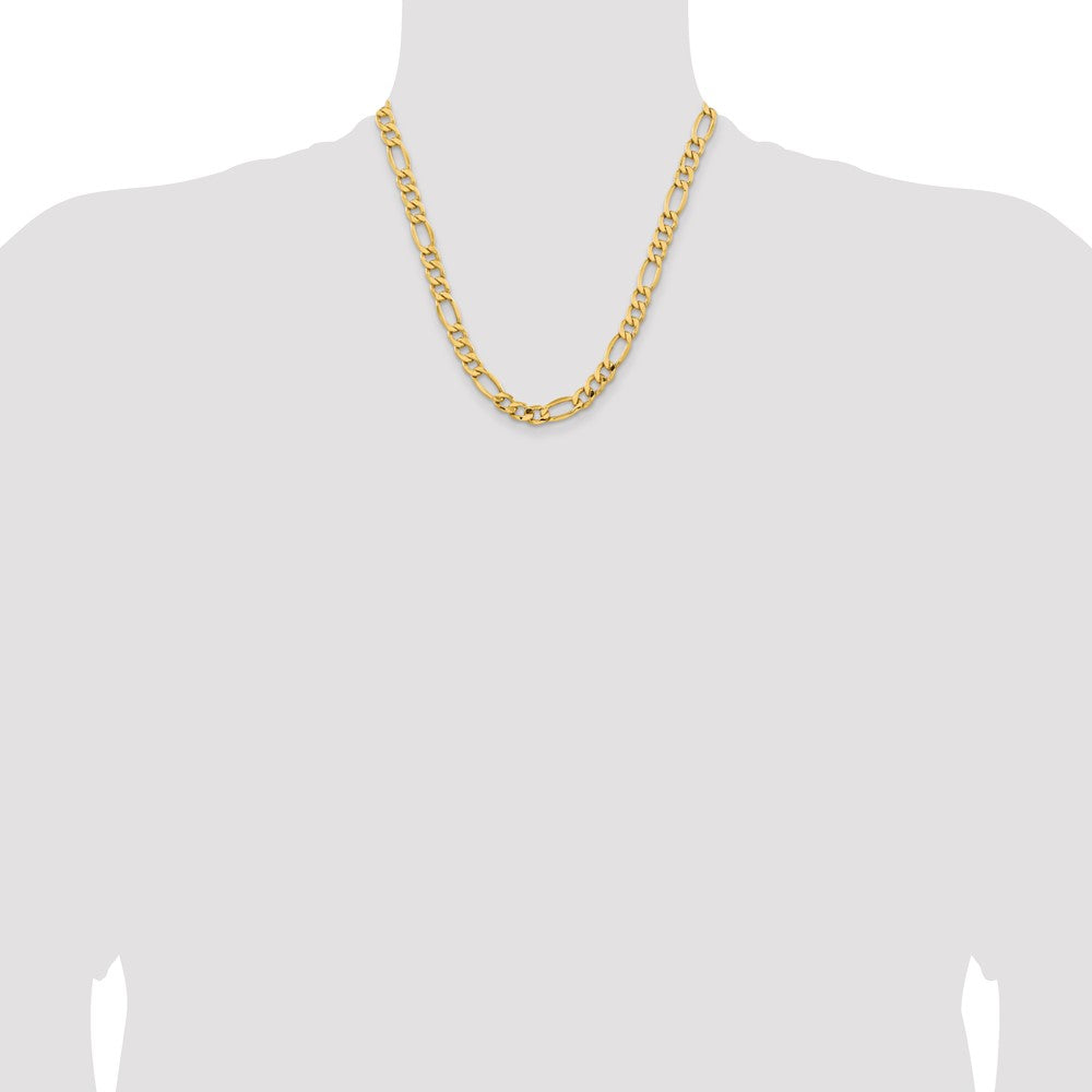 Semi-Solid Figaro with Lobster Clasp Chain - WBC