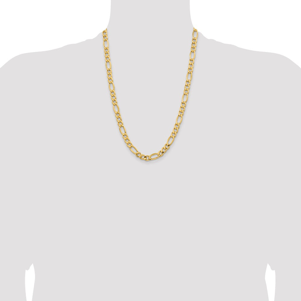 Semi-Solid Figaro with Lobster Clasp Chain - WBC