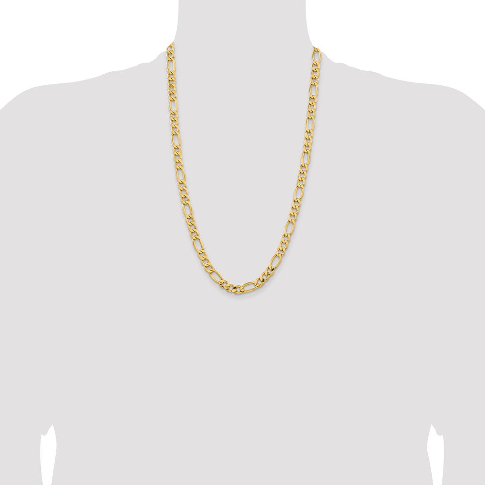 Semi-Solid Figaro with Lobster Clasp Chain - WBC