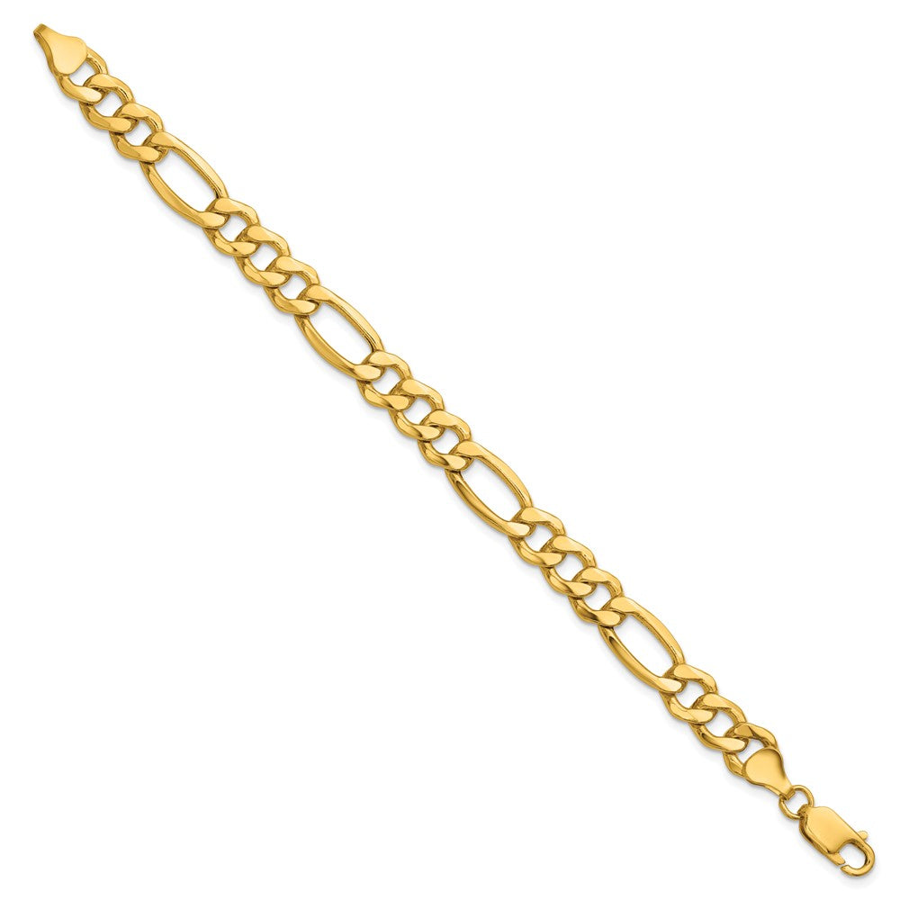 Semi-Solid Figaro with Lobster Clasp Bracelet - WBC