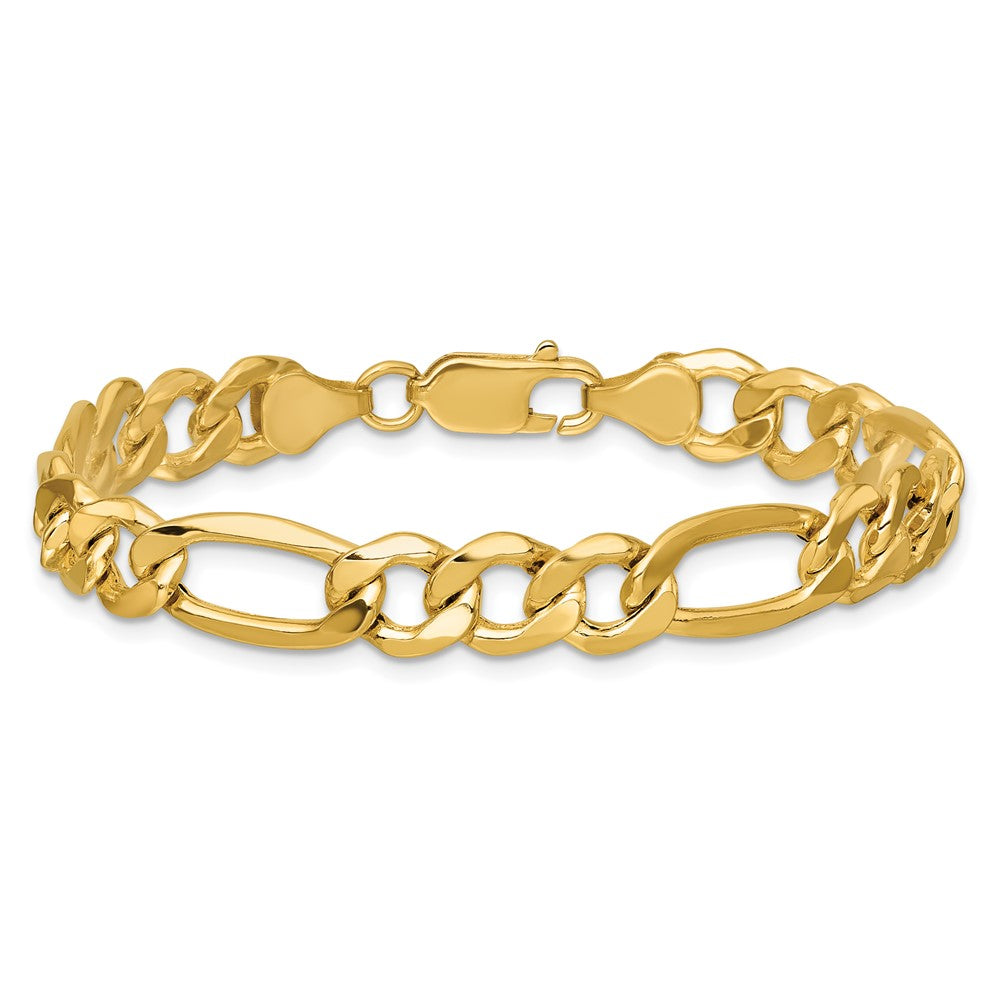 Semi-Solid Figaro with Lobster Clasp Bracelet - WBC