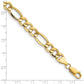 Semi-Solid Figaro with Lobster Clasp Bracelet - WBC