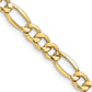 Semi-Solid Figaro with Lobster Clasp Chain - WBC