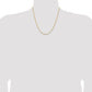 Semi-Solid Curb with Lobster Clasp Chain - WBC