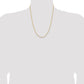 Semi-Solid Curb with Lobster Clasp Chain - WBC