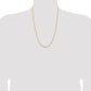 Semi-Solid Curb with Lobster Clasp Chain - WBC