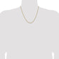 Semi-Solid Curb with Lobster Clasp Chain - WBC