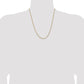 Semi-Solid Curb with Lobster Clasp Chain - WBC