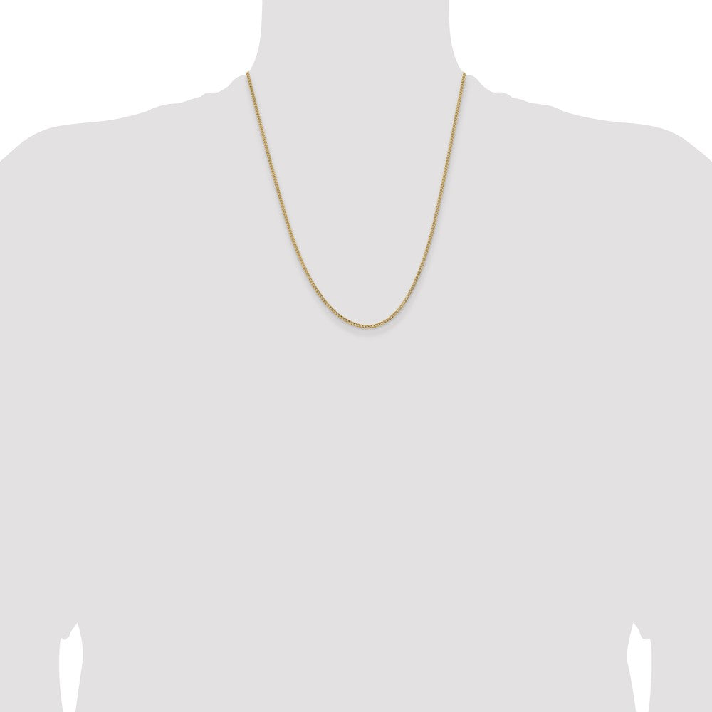 Semi-Solid Curb with Lobster Clasp Chain - WBC