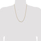 Semi-Solid Curb with Lobster Clasp Chain - WBC