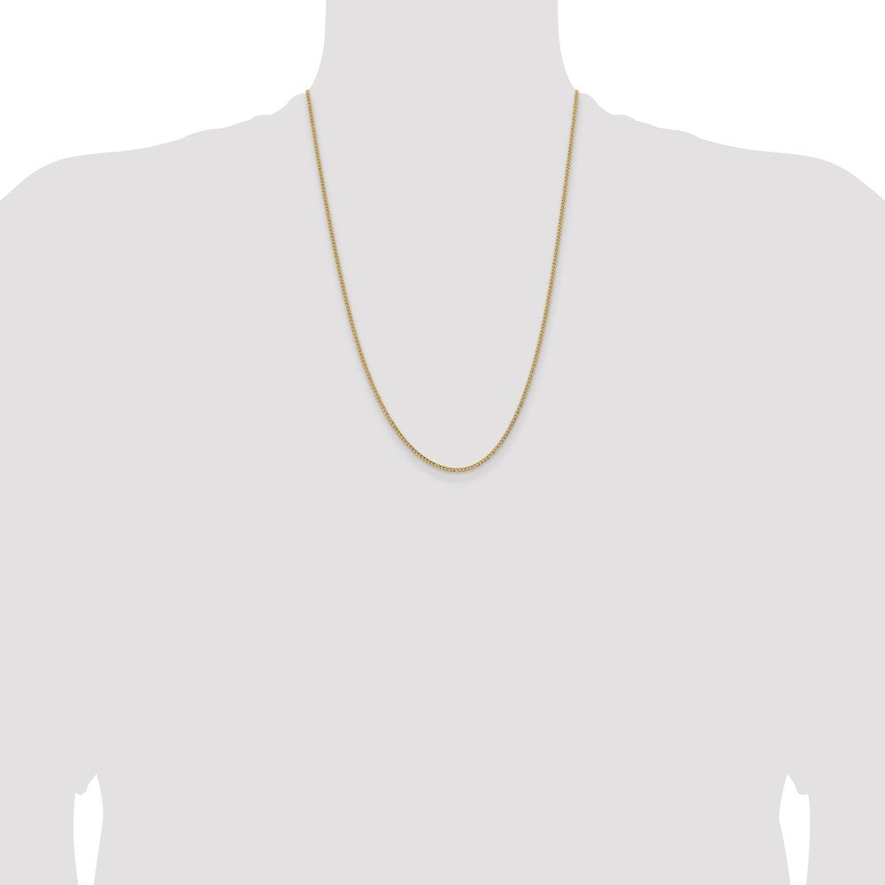 Semi-Solid Curb with Lobster Clasp Chain - WBC
