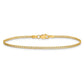 Semi-Solid Curb with Lobster Clasp Bracelet - WBC