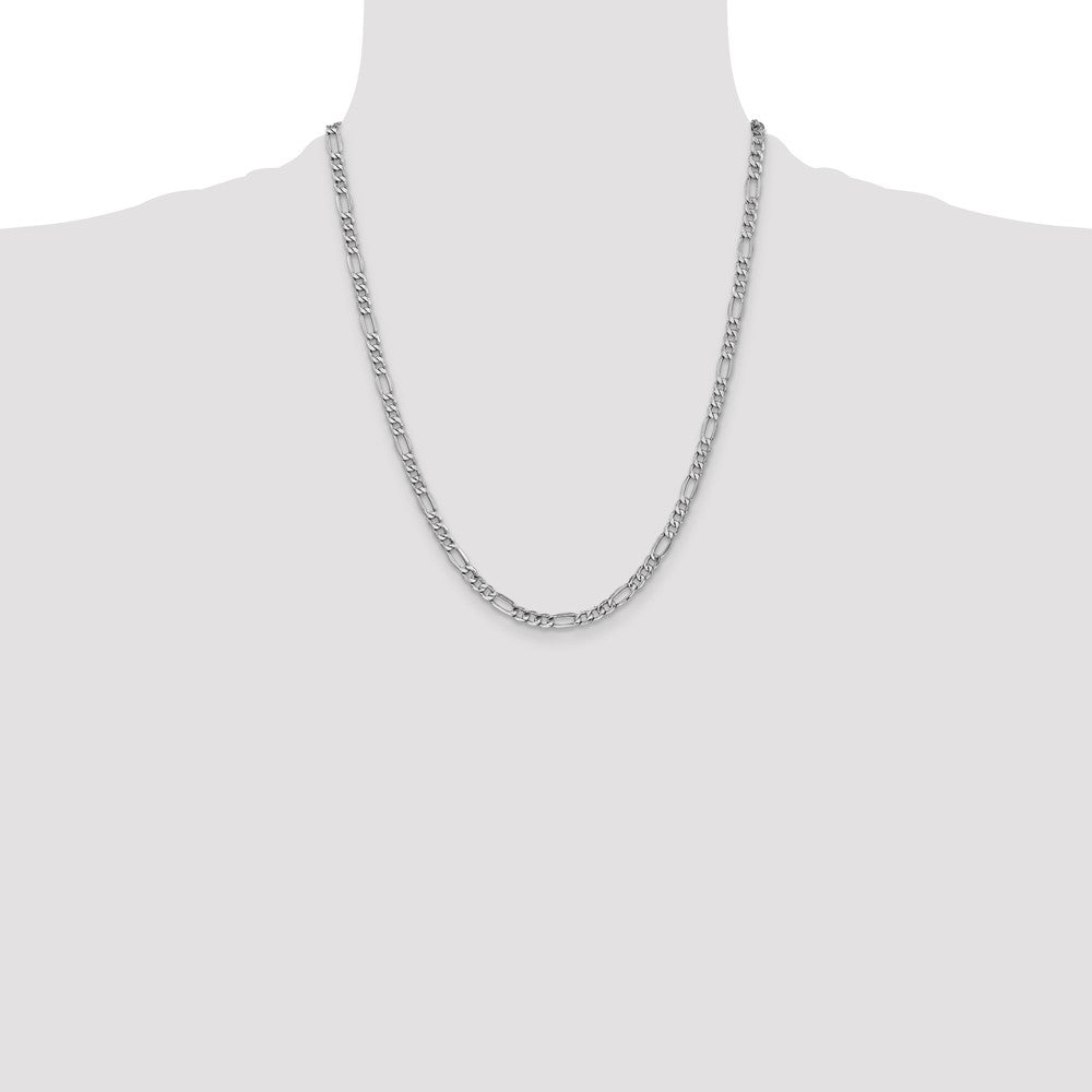 Semi-Solid Figaro with Lobster Clasp Chain - WBC