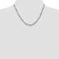 Semi-Solid Figaro with Lobster Clasp Chain - WBC