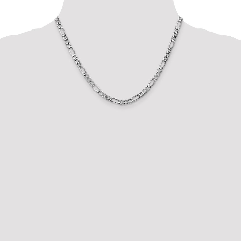 Semi-Solid Figaro with Lobster Clasp Chain - WBC