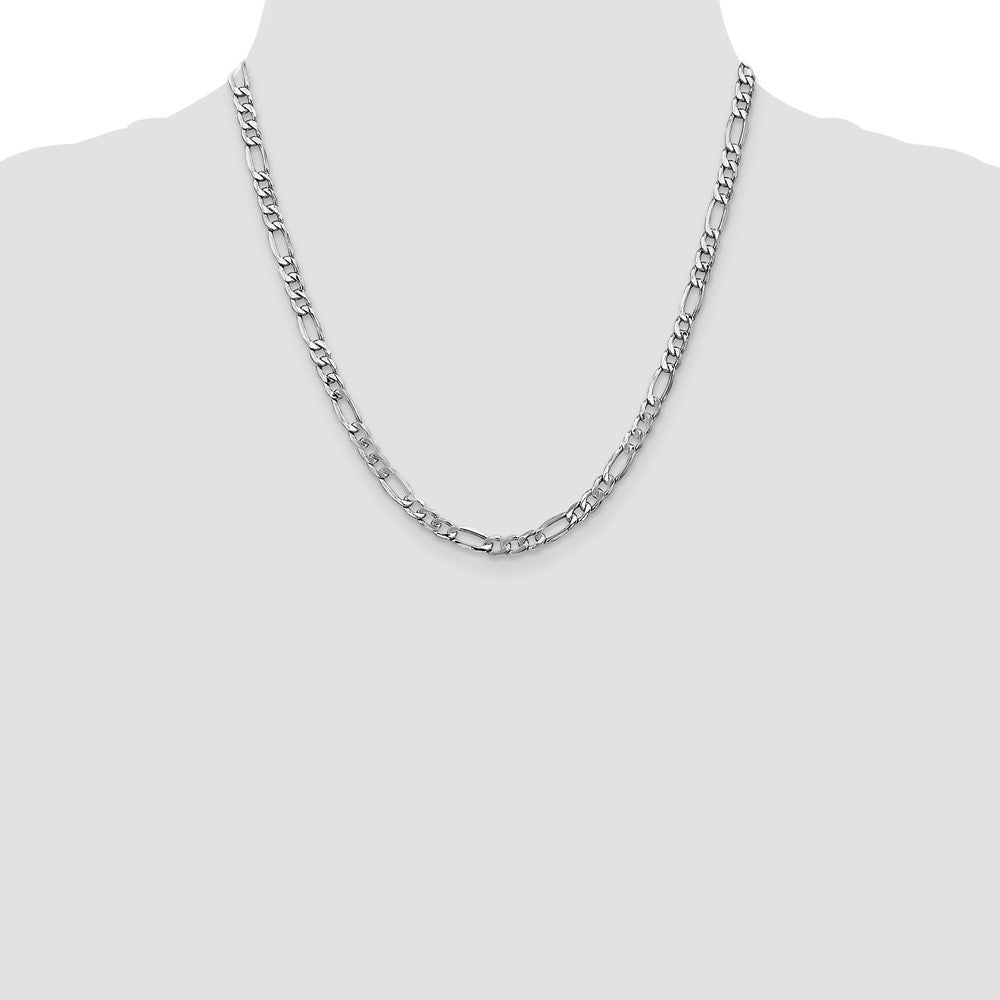 Semi-Solid Figaro with Lobster Clasp Chain - WBC