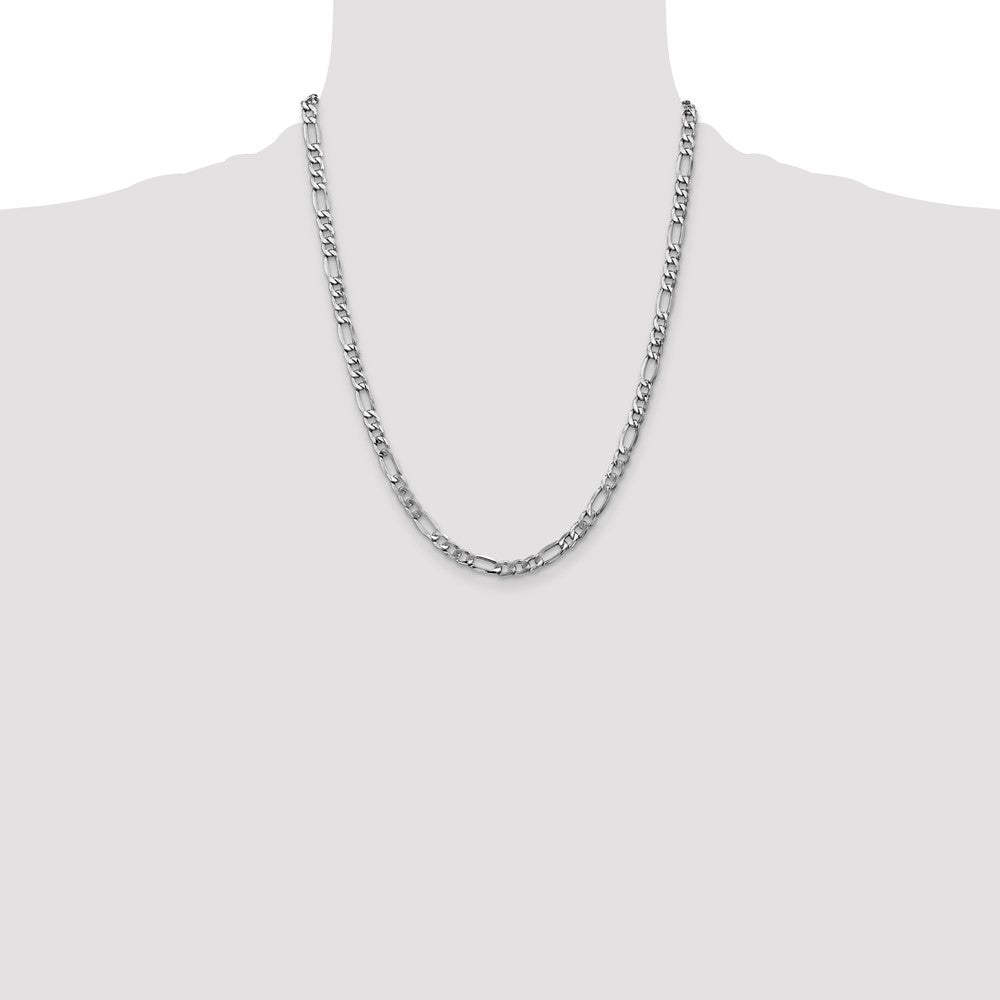 Semi-Solid Figaro with Lobster Clasp Chain - WBC