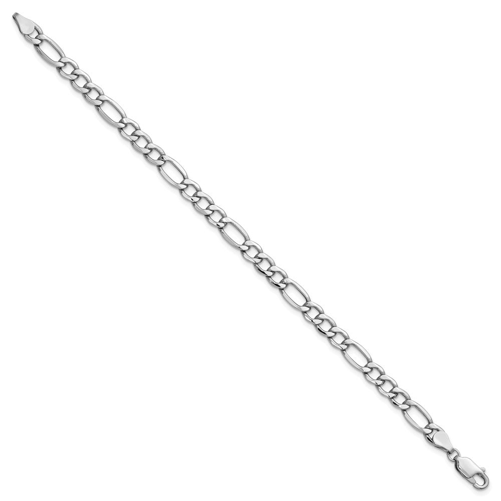 Semi-Solid Figaro with Lobster Clasp Bracelet - WBC
