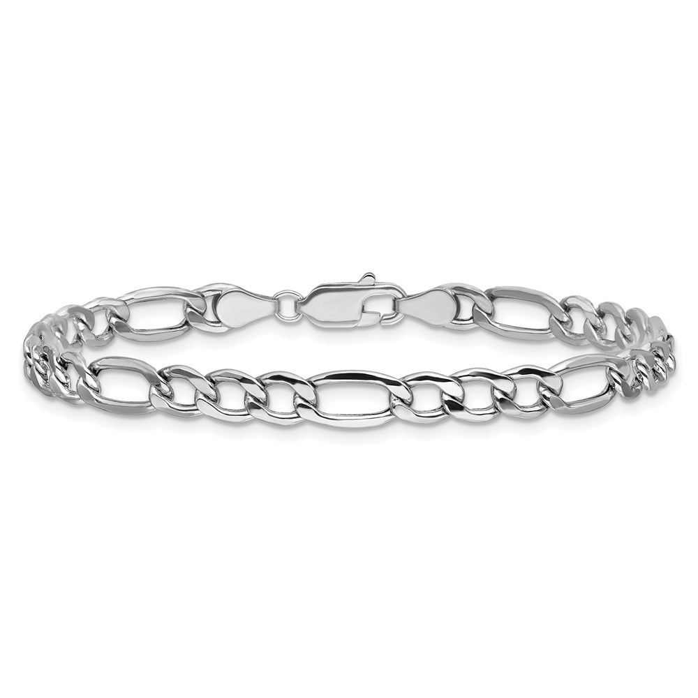 Semi-Solid Figaro with Lobster Clasp Bracelet - WBC