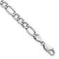 Semi-Solid Figaro with Lobster Clasp Bracelet - WBC