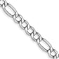 Semi-Solid Figaro with Lobster Clasp Chain - WBC