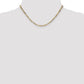 Semi-Solid Figaro with Lobster Clasp Chain - WBC