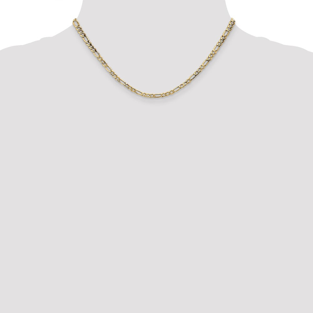 Semi-Solid Figaro with Lobster Clasp Chain - WBC