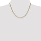 Semi-Solid Figaro with Lobster Clasp Chain - WBC