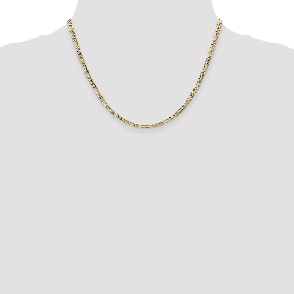 Semi-Solid Figaro with Lobster Clasp Chain - WBC