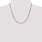 Semi-Solid Figaro with Lobster Clasp Chain - WBC