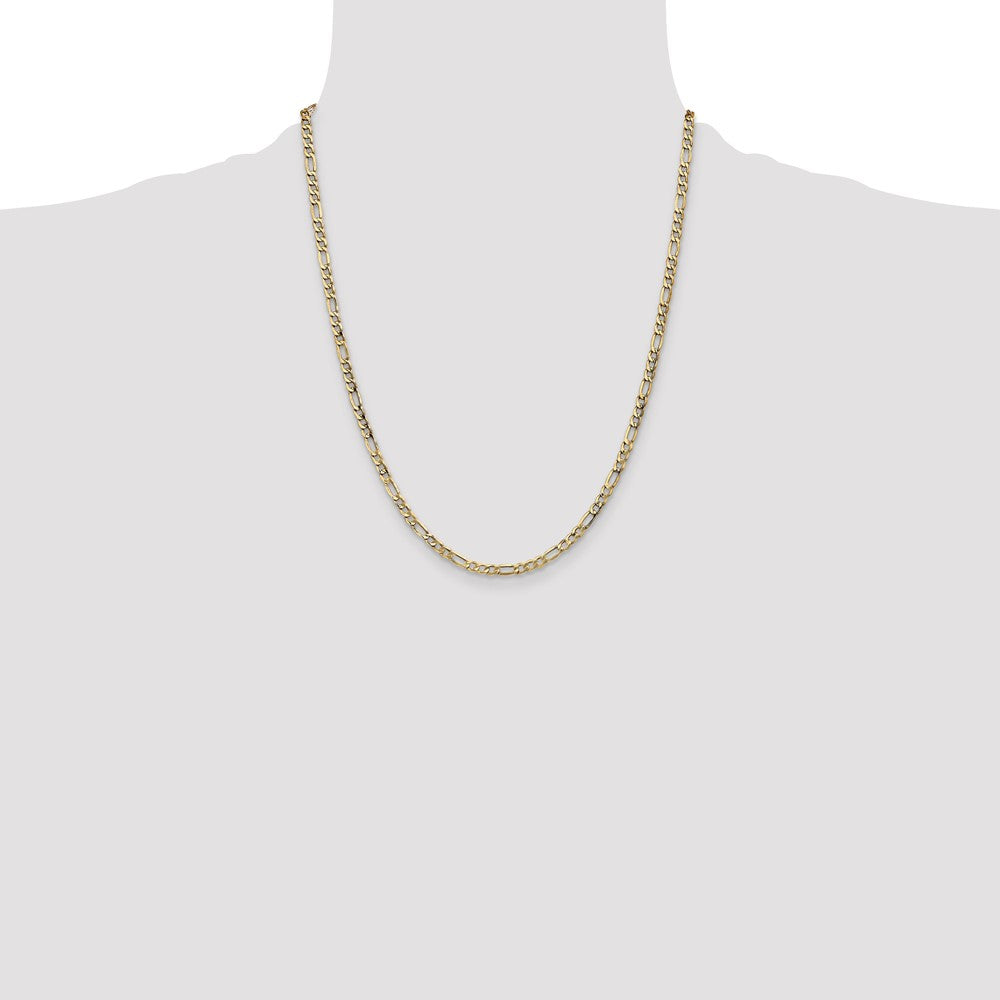 Semi-Solid Figaro with Lobster Clasp Chain - WBC