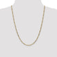 Semi-Solid Figaro with Lobster Clasp Chain - WBC
