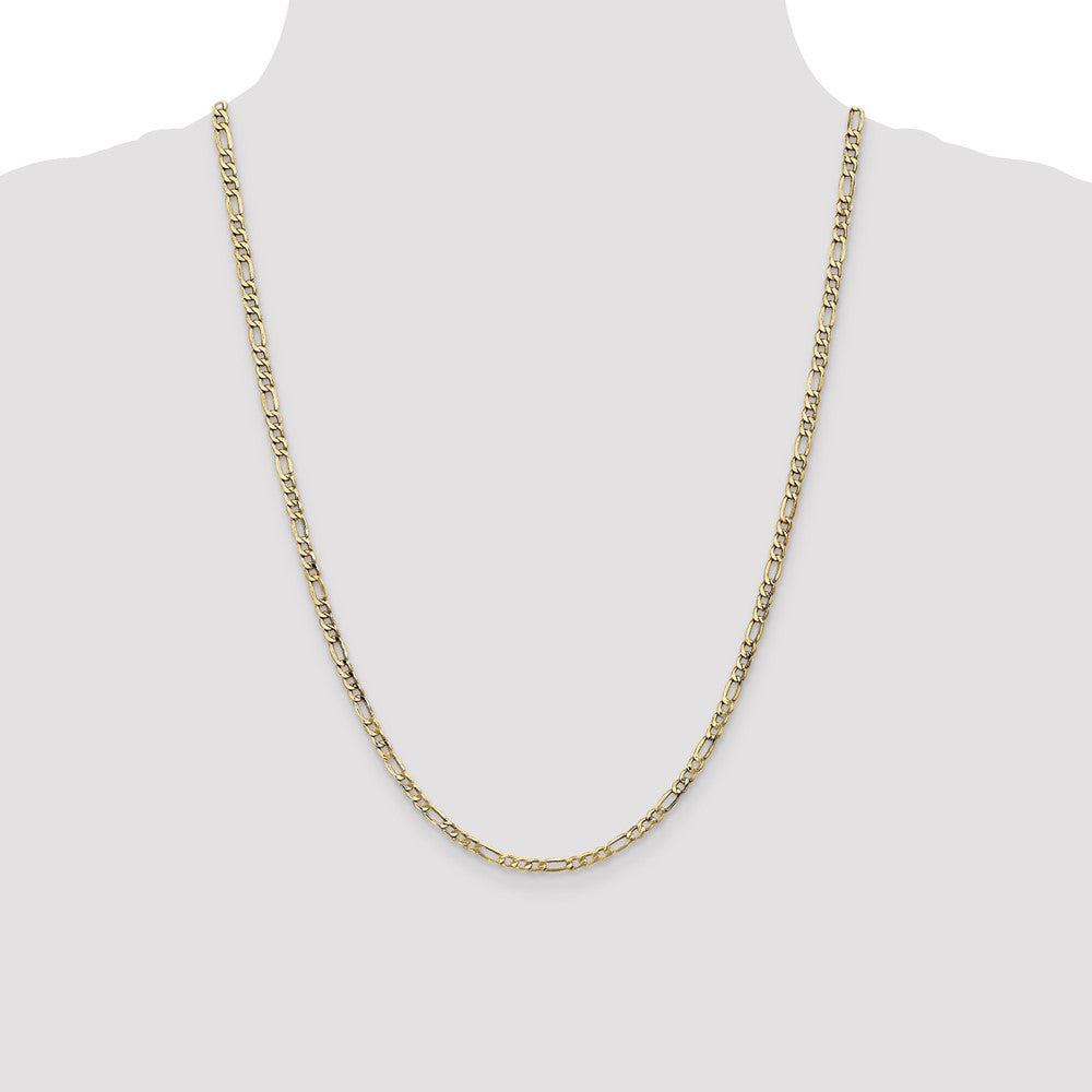Semi-Solid Figaro with Lobster Clasp Chain - WBC