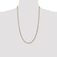 Semi-Solid Figaro with Lobster Clasp Chain - WBC